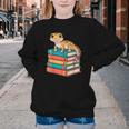 Leopard Gecko Book Lover Reading Youth Crewneck Sweatshirt