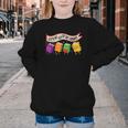 Librarian Let's All Go To The Library Cute Groovy Book Lover Youth Crewneck Sweatshirt