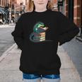 Lizard Reading Book Librarian Bookworm Reader Read Youth Crewneck Sweatshirt