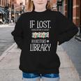 If Lost Please Return To Closest Bookstore Or Library Youth Crewneck Sweatshirt If Lost Please Return To Closest Bookstore Or Library Youth Crewneck Sweatshirt