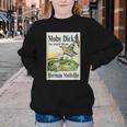 Moby Dick Book Cover Illustration Youth Crewneck Sweatshirt