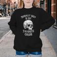 Morally Grey Is My Favorite Color Bookish Skull Youth Crewneck Sweatshirt