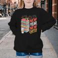 New Year New Chapter Book Lover Reader Youth Crewneck Sweatshirt
