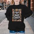 I Have No Shelf Control Book Lovers Vintage Floral Youth Crewneck Sweatshirt