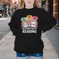 Nothing Beats Reading Rock Paper Scissors Books Lover Youth Crewneck Sweatshirt