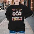 Nothing Goes Beyond Reading Rock Paper Scissors Book Youth Crewneck Sweatshirt