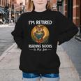 Owl I'm Retired Reading Books Is My Job Youth Crewneck Sweatshirt