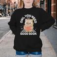Owl You Need Is A Good Book Teacher Librarian Reading Youth Crewneck Sweatshirt