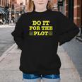 Do It For The PLOT Writer Author Book Journalist Meme Youth Crewneck Sweatshirt Do It For The PLOT Writer Author Book Journalist Meme Youth Crewneck Sweatshirt