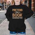 Pretend I'm A Book Character Youth Crewneck Sweatshirt Pretend I'm A Book Character Youth Crewneck Sweatshirt