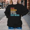 Read Banned Books Be Kind Stay Weird Youth Crewneck Sweatshirt Read Banned Books Be Kind Stay Weird Youth Crewneck Sweatshirt