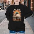 Read Books Drink Coffee Dismantle Systems Of Oppression Youth Crewneck Sweatshirt