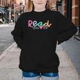 Read Your Heart Out Reading Librarian Book Across America Youth Crewneck Sweatshirt