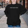 Read And Resist Bookish Book Lover Youth Crewneck Sweatshirt Read And Resist Bookish Book Lover Youth Crewneck Sweatshirt