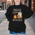 Read S'More Books Campfire Reading Book Lovers Camper Youth Crewneck Sweatshirt