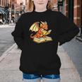 Reading Dragon Book Lover Bookworm Reader Youth Crewneck Sweatshirt