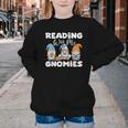 Reading With My Gnomies Gnomes Books Lover Bookworm Youth Crewneck Sweatshirt Reading With My Gnomies Gnomes Books Lover Bookworm Youth Crewneck Sweatshirt