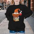 Reading Lover Book Graphic Gnome Youth Crewneck Sweatshirt