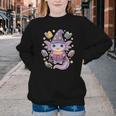 ReadsALOTL Cute Axolotl Book Lover Youth Crewneck Sweatshirt