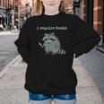 i Require Books Raccoon Youth Crewneck Sweatshirt