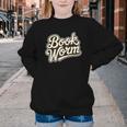 Retro Book Worm Reading For Book Lovers Youth Crewneck Sweatshirt Retro Book Worm Reading For Book Lovers Youth Crewneck Sweatshirt