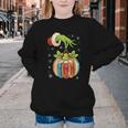 Retro Christmas Ornament Book Christmas Teacher Librarian Youth Crewneck Sweatshirt