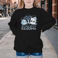 Rock Paper Scissors Nothing Beats Reading Book Lover Youth Crewneck Sweatshirt