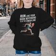 Run Like Your Book Boyfriend Is Waiting Runner Reader Youth Crewneck Sweatshirt Run Like Your Book Boyfriend Is Waiting Runner Reader Youth Crewneck Sweatshirt