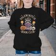 Salem Witch Book Club Bookish Halloween Raccoon Witchcraft Youth Crewneck Sweatshirt