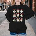 Santa Ghost Reading Books Christmas Library Teacher Youth Crewneck Sweatshirt Santa Ghost Reading Books Christmas Library Teacher Youth Crewneck Sweatshirt