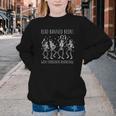 Skeleton Read Banned Books Gain Forbidden Knowledge Youth Crewneck Sweatshirt