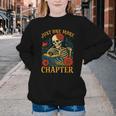 Skeleton Read Book Just One More Chapter Floral Book Lover Youth Crewneck Sweatshirt Skeleton Read Book Just One More Chapter Floral Book Lover Youth Crewneck Sweatshirt