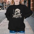 Skull Books Flowers Goth Reader Grunge Dark Alt Aesthetic Youth Crewneck Sweatshirt Skull Books Flowers Goth Reader Grunge Dark Alt Aesthetic Youth Crewneck Sweatshirt