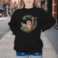 Sloth Reading a Book Lazy Sloth Bookworm Youth Crewneck Sweatshirt