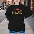 Spanish Reading Book Lover Teacher Maestra Leer Es Poder For Men Women Youth Crewneck Sweatshirt