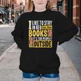 I Like To Stay In Bed And Read Books It's Too Peopley Outsid Youth Crewneck Sweatshirt I Like To Stay In Bed And Read Books It's Too Peopley Outsid Youth Crewneck Sweatshirt