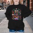 Support Public Libraries Book Nerd Outfit For Book Lovers Youth Crewneck Sweatshirt