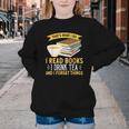 That’s What I Do Read Books I Drink Tea And I Forget Things Youth Crewneck Sweatshirt