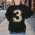 Toddler 3rd Birthday Books Themed 3 Year Old Boys Kids Girls Youth Crewneck Sweatshirt