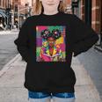 History Month Educated Black Women Girls Reading Book Youth Crewneck Sweatshirt