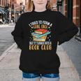 I Tried To Form A Gang Once But It Turned Into A Book Club Youth Crewneck Sweatshirt I Tried To Form A Gang Once But It Turned Into A Book Club Youth Crewneck Sweatshirt
