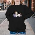 Unicorn Bookworm Believe In Yourself Cute And Inspirational Youth Crewneck Sweatshirt
