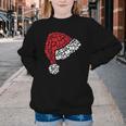 Vintage Retro Christmas Book Xmas Santa Hat Pajama Holiday Youth Crewneck Sweatshirt