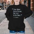 Visit Many Good Books But Live In The Bible Spurgeon Quote Youth Crewneck Sweatshirt