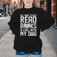 All I Want To Do Is Read Books Reading Dog Lovers Youth Crewneck Sweatshirt
