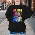 My Wife Is My Favorite Author Book Writer Writing Husband Youth Crewneck Sweatshirt