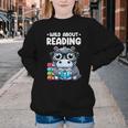 Wild About Reading Book Lover Hippo Youth Crewneck Sweatshirt