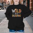 Wild About Reading Books Reader Teachers Kids Librarian Youth Crewneck Sweatshirt Wild About Reading Books Reader Teachers Kids Librarian Youth Crewneck Sweatshirt