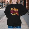 In My Wizard Era Groovy Bookish Fantasy Reader Book Lover Youth Crewneck Sweatshirt