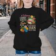 A Woman Cannot Survive On Books Alone She Also Needs Yarn Youth Crewneck Sweatshirt A Woman Cannot Survive On Books Alone She Also Needs Yarn Youth Crewneck Sweatshirt